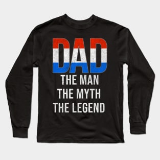 Dutch Dad The Man The Myth The Legend - Gift for Dutch Dad With Roots From Dutch Long Sleeve T-Shirt